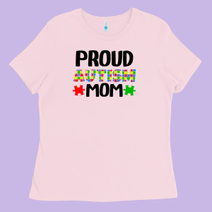 Autism Awareness Puzzle Theme Ladies Tee Designed By Cowhidedigitalart