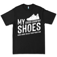 Black cross country running   xc run runner pullover hoodie Premium Tee - ArtMosaic
