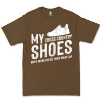 Cacao cross country running   xc run runner pullover hoodie Premium Tee - ArtMosaic