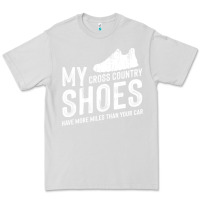 Dove Grey cross country running   xc run runner pullover hoodie Premium Tee - ArtMosaic