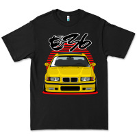 Black Yellow E36 Premium Tee - ArtMosaic