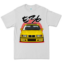 Dove Grey Yellow E36 Premium Tee - ArtMosaic