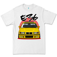 White Yellow E36 Premium Tee - ArtMosaic
