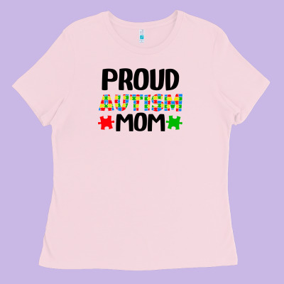 Autism Awareness Puzzle Theme Ladies Tee Designed By Cowhidedigitalart