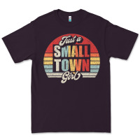 Plum Limited Edition Retro Vintage Just A Small Town Girl Premium Tee - ArtMosaic