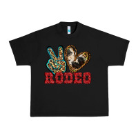 Black Peace Love Rodeo Urban Heavy Tee - Jasminsmagicworld