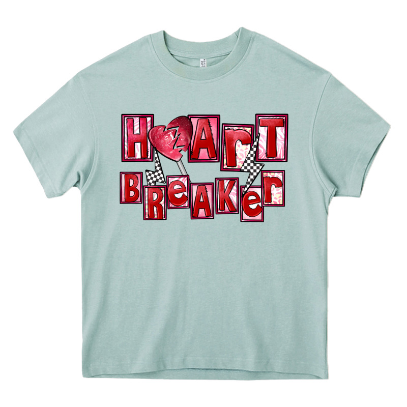 Heart Breaker Valentine's Day Heavy Core Tee by FaDigitalArtStudio | Teevron