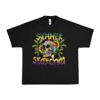 Black Summer Searchin Urban Heavy Tee - CowhideDigitalArt