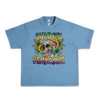 Pebble Blue Summer Searchin Urban Heavy Tee - CowhideDigitalArt