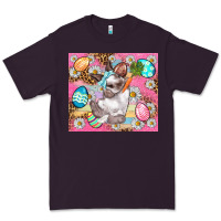 Plum Easter Bunny And Egg With Leopard Pattern Tumbler Premium Tee - BundleAndBundleShop