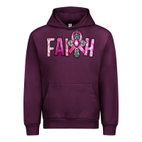 Mauve Wine horseshoe with roses and cross Urban Hoodie - RanaPortraitStore