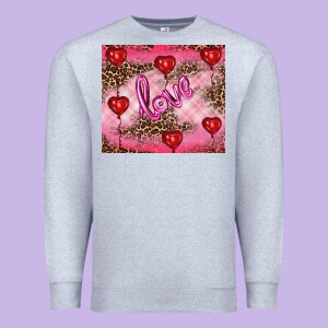 Valentine's Day Love Premium Sweatshirt Designed By Ranaportraitstore
