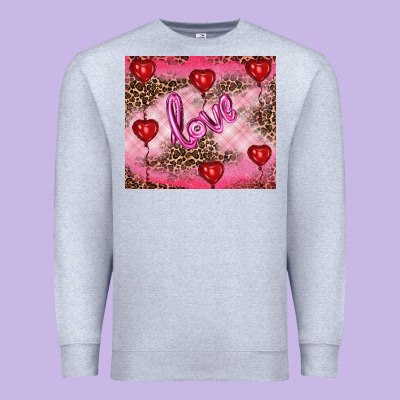 Valentine's Day Love Premium Sweatshirt Designed By Ranaportraitstore