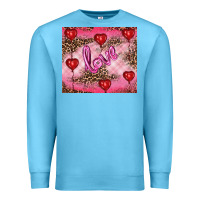 Ocean Blue valentine's day love Premium Sweatshirt - RanaPortraitStore