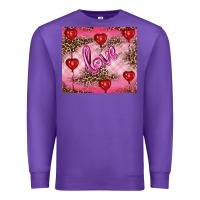 Purple valentine's day love Premium Sweatshirt - RanaPortraitStore