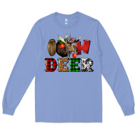 Colony Blue oh deer christmas Long Sleeve Tee - LillyAllenDesigns