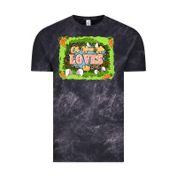 Cloud Black Oh how he loves us Easter Day Vintage Tee - LillyAllenDesigns