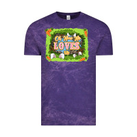Cloud Purple Oh how he loves us Easter Day Vintage Tee - LillyAllenDesigns