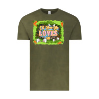 Vintage Olive Oh how he loves us Easter Day Vintage Tee - LillyAllenDesigns