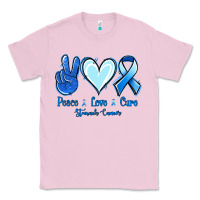 Bubblegum Pink Peace Love Cure Stomach Cancer Classic Tee - Jasminsmagicworld