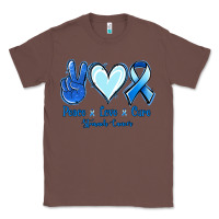 Chestnut Peace Love Cure Stomach Cancer Classic Tee - Jasminsmagicworld