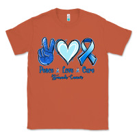 Copper Peace Love Cure Stomach Cancer Classic Tee - Jasminsmagicworld