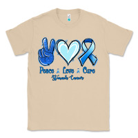 Mushroom Peace Love Cure Stomach Cancer Classic Tee - Jasminsmagicworld