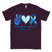 Plum Peace Love Cure Stomach Cancer Classic Tee - Jasminsmagicworld
