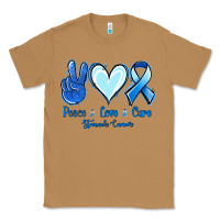 Toasted Coconut Peace Love Cure Stomach Cancer Classic Tee - Jasminsmagicworld