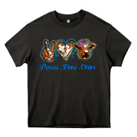Asphalt Peace Love Cows Heavy Core Tee - Jasminsmagicworld