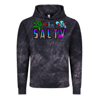 Cloud Black be salty Vintage Hoodie - CowhideDigitalArt