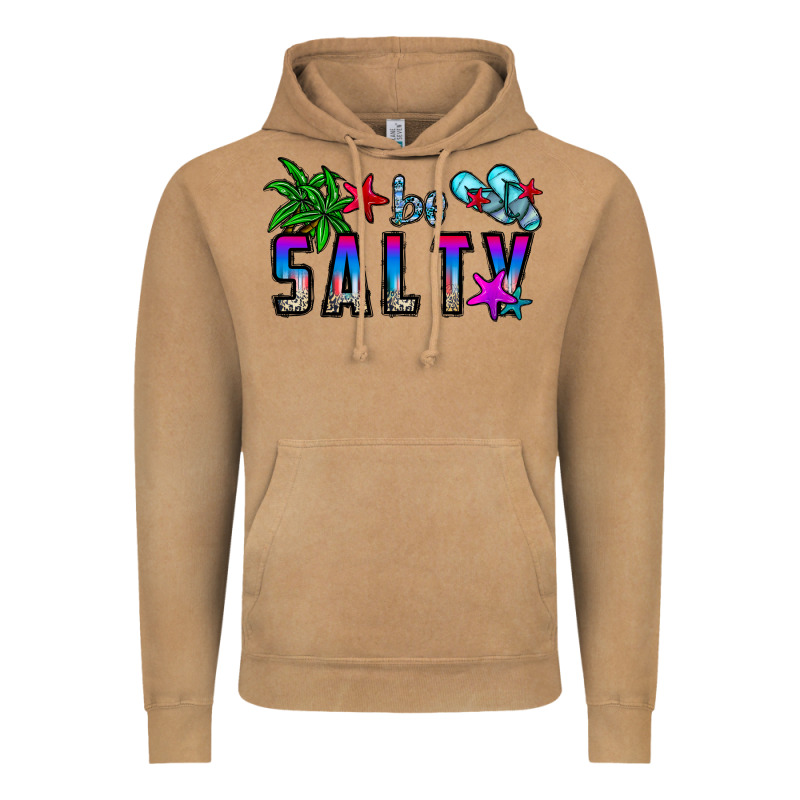 Be Salty Vintage Hoodie by CowhideDigitalArt | Teevron