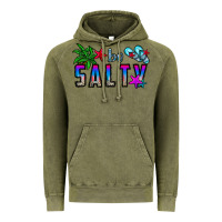 Vintage Olive be salty Vintage Hoodie - CowhideDigitalArt