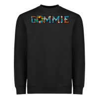 Black gammie sunflower cowhide Heavyweight Sweatshirt - Jasminsmagicworld