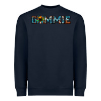 Navy gammie sunflower cowhide Heavyweight Sweatshirt - Jasminsmagicworld