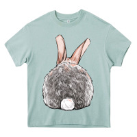 Arona Easter bunny back view Heavy Core Tee - OliviaCreatesArt