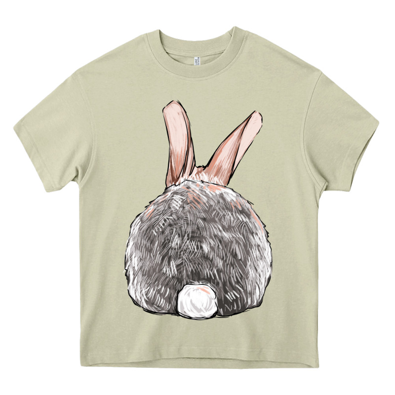 Easter Bunny Back View Heavy Core Tee by OliviaCreatesArt | Teevron