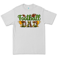 Dove Grey Football Dad Premium Tee - BundleAndBundleShop