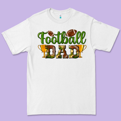 Football Dad Premium Tee Designed By Bundleandbundleshop