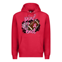 Cardinal pink out football Premium Hoodie - BarkalooDesign