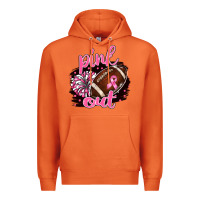 Carrot pink out football Premium Hoodie - BarkalooDesign