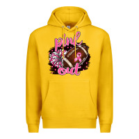 Lemon pink out football Premium Hoodie - BarkalooDesign