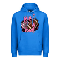 True Royal pink out football Premium Hoodie - BarkalooDesign