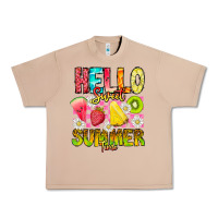 Burro Hello Sweet Summer Time Urban Heavy Tee - CowhideDigitalArt
