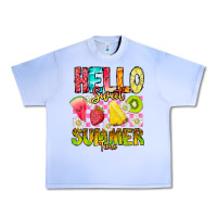 Grape Ice Hello Sweet Summer Time Urban Heavy Tee - CowhideDigitalArt