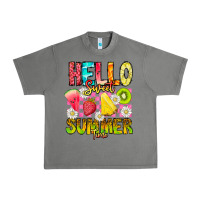 Tornado Hello Sweet Summer Time Urban Heavy Tee - CowhideDigitalArt