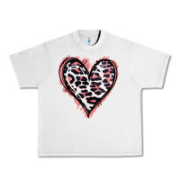 Lunar Rock Leopard Glitter Heart Urban Heavy Tee - Jasminsmagicworld