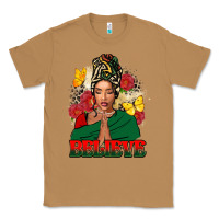 Toasted Coconut Believe black woman Classic Tee - FaDigitalArtStudio