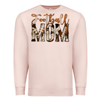 Pale Pink football mom Premium Sweatshirt - Jasminsmagicworld