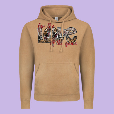 For The Love Of The Game Vintage Hoodie Designed By Sublimationcraftshop